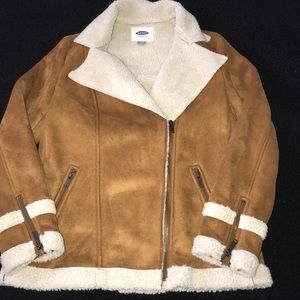 Old Navy Brown Sherpa Jacket